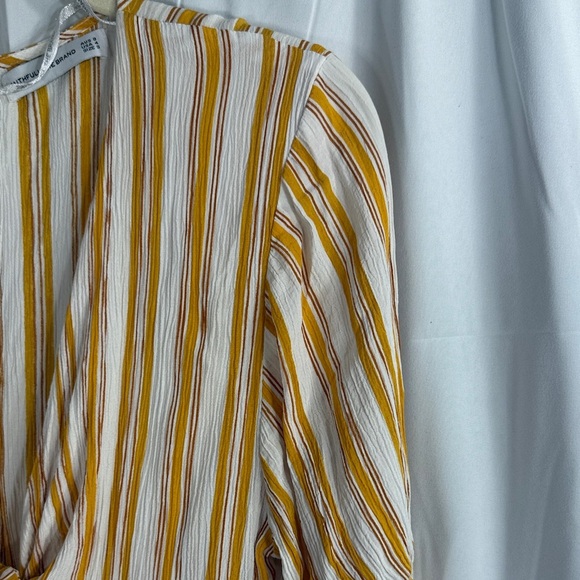 Faithfull the Brand Striped Jumpsuit Yellow White Size S / US 4 - Picture 7 of 12